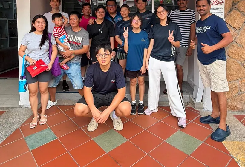 Residents and volunteers at Kebun Baru Spring Residents' Network